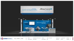 20x20 Peninsula booth design by Exhibit-Rentals